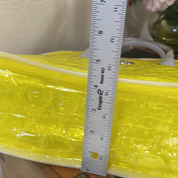 Big Bubble Bag BBB Made in Italy Yellow Bubble Wrap Handbag Y2K  Eco friendly - Picture 11 of 17